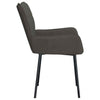 Dining Chairs 2 Pcs Dark Grey Velvet