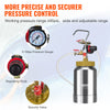 2L/0.5gal Spray Paint Pressure Pot Tank 1.8mm Nozzle Spray Gun Hoses Kit