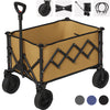 Flamaker Folding Festival Wagon, Big Wheels, Camping, Fishing, Beach Trolley