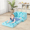 2-in-1 Toddler Fold out Couch Bed Sleeper Kids Convertible Sofa to Lounger