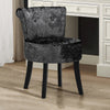 Upholstery Dressing Table Chair Vanity Stool Bedroom Makeup Soft Seat Wood Legs