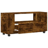 Camerina TV Cabinet Smoked Oak 102x34.5x43 Engineered Wood,TV Stand T4S9