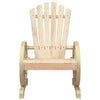 Bulliing Garden Adirondack Chairs 2 pcs Solid Wood Fir,Natural Adirondack N7B1