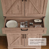 72'' Kitchen Cupboard Pantry Cabinet, Tall Storage Cabinet with Doors and Drawer