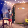 MYLEK Patio Heater 2000W - Electric Wall Mounted Outdoor Unit 46-3-580