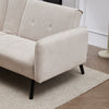 Sofabed 3 Seater Cup Holder Table Click Clack Recliner Settee Couch Sofa Sleeper