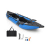 Inflatable Touring Kayak Set 2-person Kayak outdoor Fishing Kayak Aluminum Oars