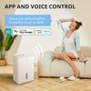 20L/DAY ‎COMFEE Dehumidifier for Home Smart Control 3L Water Tank W/ Wheels