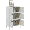 Highboard White 68x39x113 Steel C8U5
