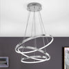 Modern Round LED 3 Ring Pendant Ceiling Light Cool White 6000K Chandelier H3074