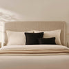 Dusk Oslo Textured Oatmeal Double Ottoman Storage Bed RRP £599