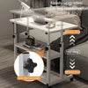 Height Adjustable Rolling Laptop Desk Cart over Bed Hospital Table Stand Trolley