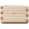 Garden Planter 40x40x26.5 Solid Wood Pine G9M4