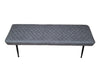 'ModaNuvo' Modern PU Leather Industrial style Kitchen Dining Bench 150cm