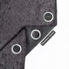 Crushed Velvet Curtains Eyelet Ring Top Ready Made Lined Pair Curtains