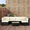 12 Pcs Cushion Replacement Set for Outdoor Garden Rattan Sofa Furniture Seating