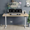 Electric Standing Desk 140X70cm with USB Charging Height Adjustable Desk - Beige