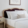 Dusk Versailles Plum Velvet & Natural Wood Effect King Size Bed Frame RRP £699