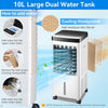 Portable Air Cooler Unit Fan Humidifier Timer LED Digital Cooling Remote 65W