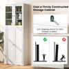 Costway Kitchen Pantry Storage Cabinet 161cm Tall Freestanding Cupboard w/Doors