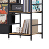 Smilesun Record Player Stand Vinyl Storage 3 Tier Turntable Stand 200 Albums