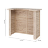 Pressured Treated Wooden 3 Wall Home Drinks Bar For Summerhouse Mancave Garden