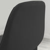 **Seconds** Corona Black Faux Leather Bar Chair With Black Legs Set of 2