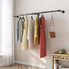 Heavy Duty Clothes Rail Pipe Garment Rack Wall Mounted Hanging Pole Fitting Room