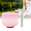 8 Heart Chakra Quartz Crystal Singing Bowl F Note Sound Healing Meditation Bowl