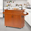 Kitchen Island Cart Rolling Storage Trolley Cart Kitchen Serving Utility Trolley