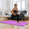 Sports Play Mat Gymnastics Mat with Carry Handles 240 x 116 x 5 cm Purple