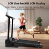 Foldable Electric Treadmill Folding Running Machine Walking Pad LCD Home Gym UK