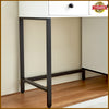 Dressing Table with LED Mirror Modern Makeup Desk Vanity Table + Glass Cabinet