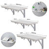 Wooden Folding Wall Mounted Storage Shelf Drop-leaf Computer Table Dining Desk