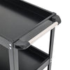 Portable Tool Trolley Steel Storage Shelf Carts Roller Workshop Garage Organizer