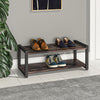 Wood Vintage Shoe Rack Storage Shoe Window Bench Seat With Shelves Shoes Cabinet