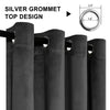 Luxury Heavy Velvet Curtains PAIR of Eyelet Ring Top Fully Lined Ready Made