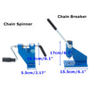 Oregon Chainsaw Chain breaker And Rivet Spinner + Carlton Champion Chain Files