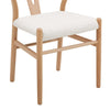 Dusk Jade Ivory Boucle & Light Beech Set of 2 Dining Chairs RRP £599