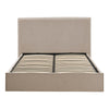 Dusk Oslo Textured Oatmeal Double Ottoman Storage Bed RRP £699