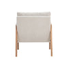 Modern 1 Seater Single Armchair Couch Sofa Wooden Fabric w/ Cushion Lounger Seat