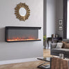 Electric Fireplace Media LED Wall Fire Wall Mounted / Standing Heater 40-100in