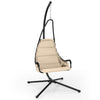 Hanging Chair with Stand Indoor Outdoor Hammock Swing Chair w/Large Padded Seat