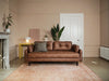Swyft Model 04 3 Seat Sofa Bed - Chestnut Faux Leather RRP £2069