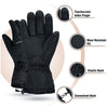 4000mAh Electric USB Heated Gloves Rechargeable Touch Screen Men Motorcycle Gear