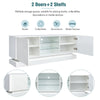MODERN 160 CM TV UNIT STAND CABINET SIDEBOARD WITH HIGH GLOSS DOORS & LED LIGHTS