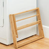 Portable Wooden Clothes Airer Indoor Laundry Clothes Drying Rack Vertical Dryer