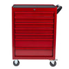 Large Metal Tool Chest Box Roller Cabinet Garage Tool Storage Cart Drawer w/Keys