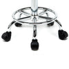 Saddle Rolling Salon Stool Hydraulic Lift Swivel Barber Tattoo Chair White Black