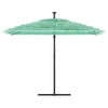 Garden Parasol with Steel Green 290x290x238 J9J9